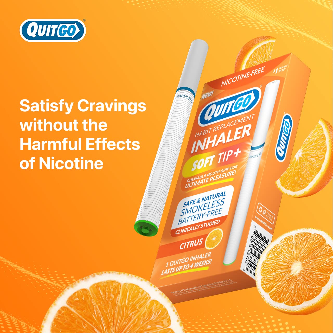 QuitGo oral fixation support shown during daily use.
