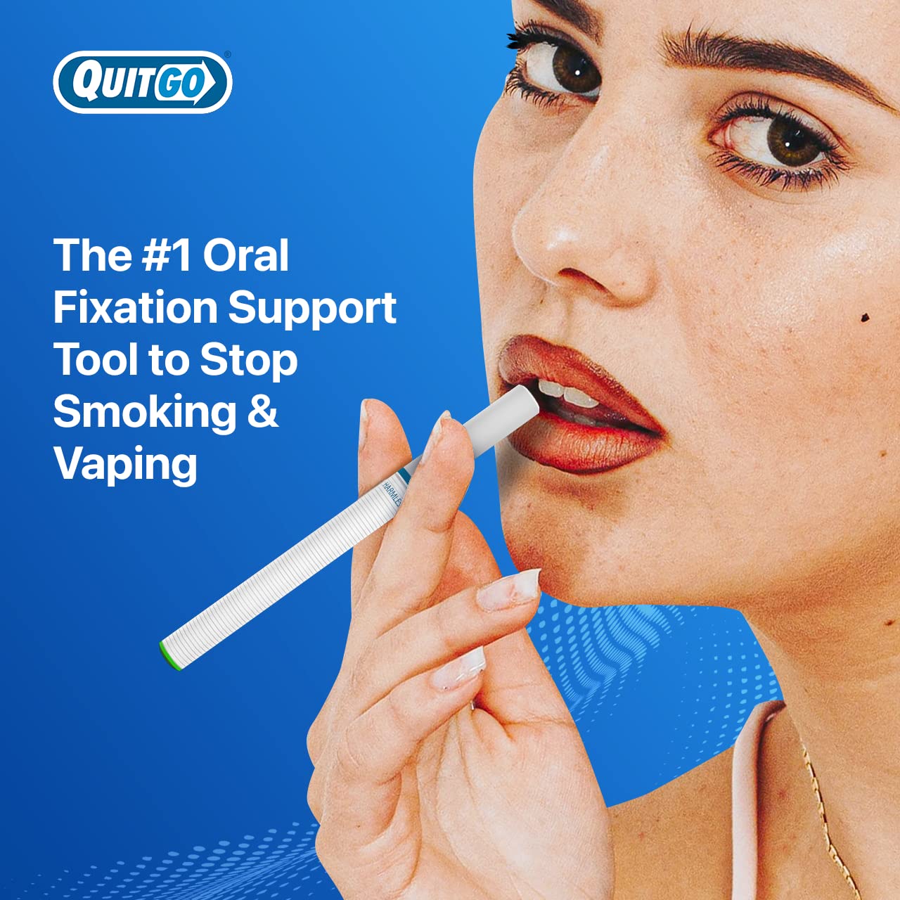 QuitGo USA-made inhaler, clinically studied for quality and consistency.