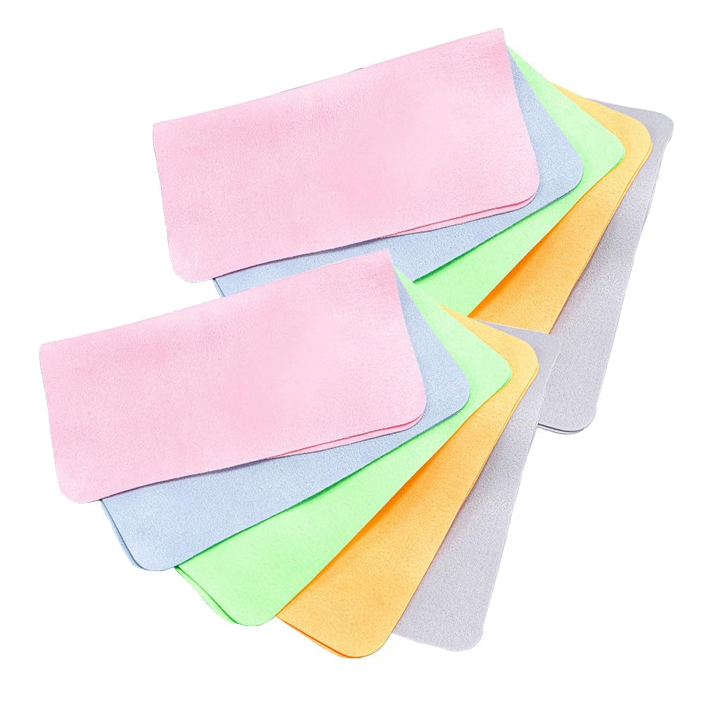 Qujianwei shammy glasses cloth pack—thick, absorbent material for on-the-go cleaning.