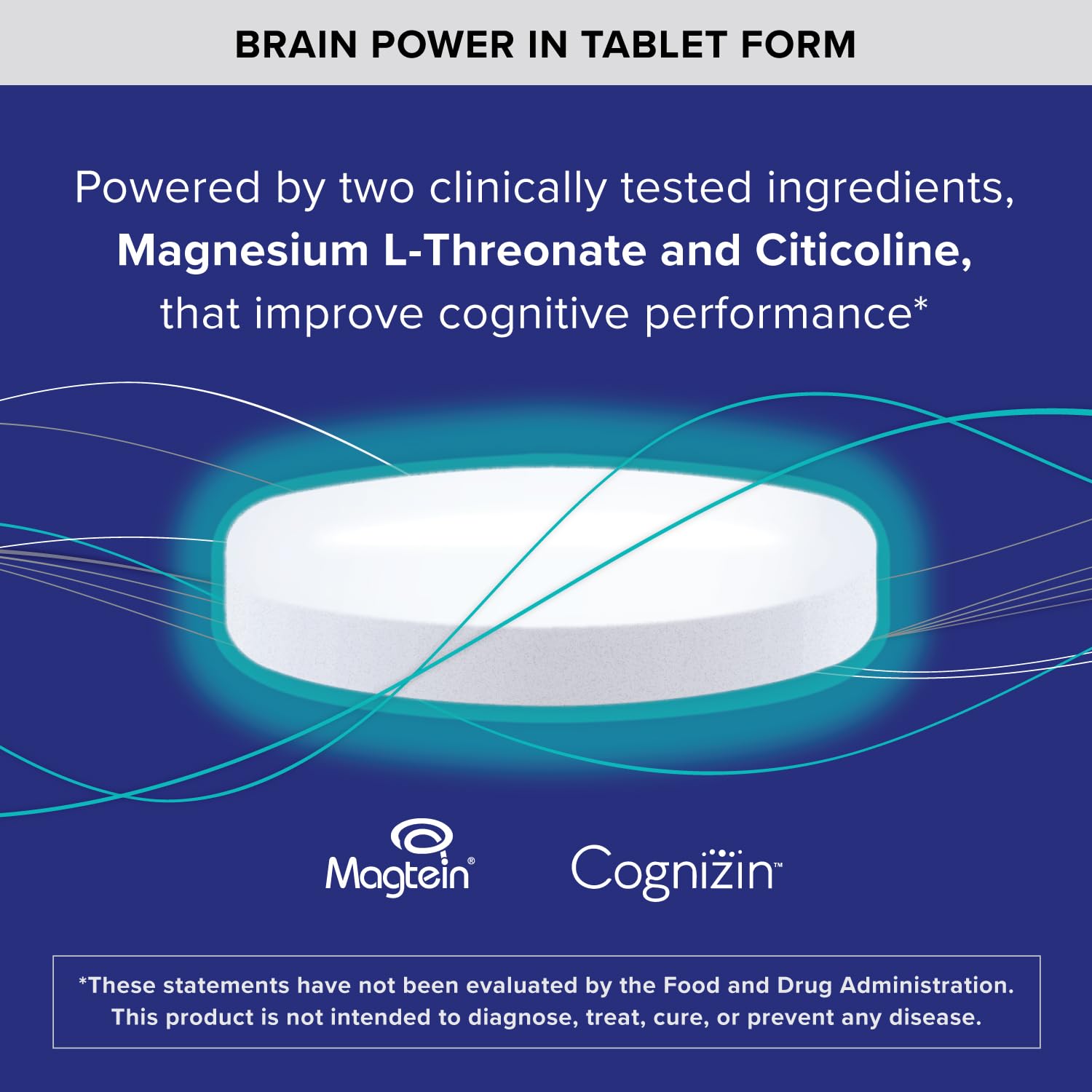 Qunol Brain Health Memory Plus label highlighting magnesium L-Threonate and citicoline.