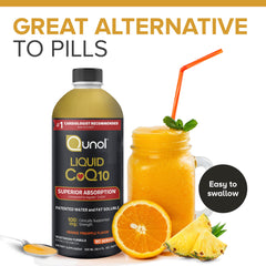Qunol CoQ10 bottle cap close-up highlighting the user-friendly sealing design.