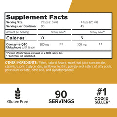 Qunol CoQ10 liquid dispensing drop illustrating quick absorption potential.