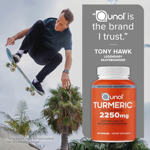 Qunol Turmeric Curcumin vegan capsules illustration