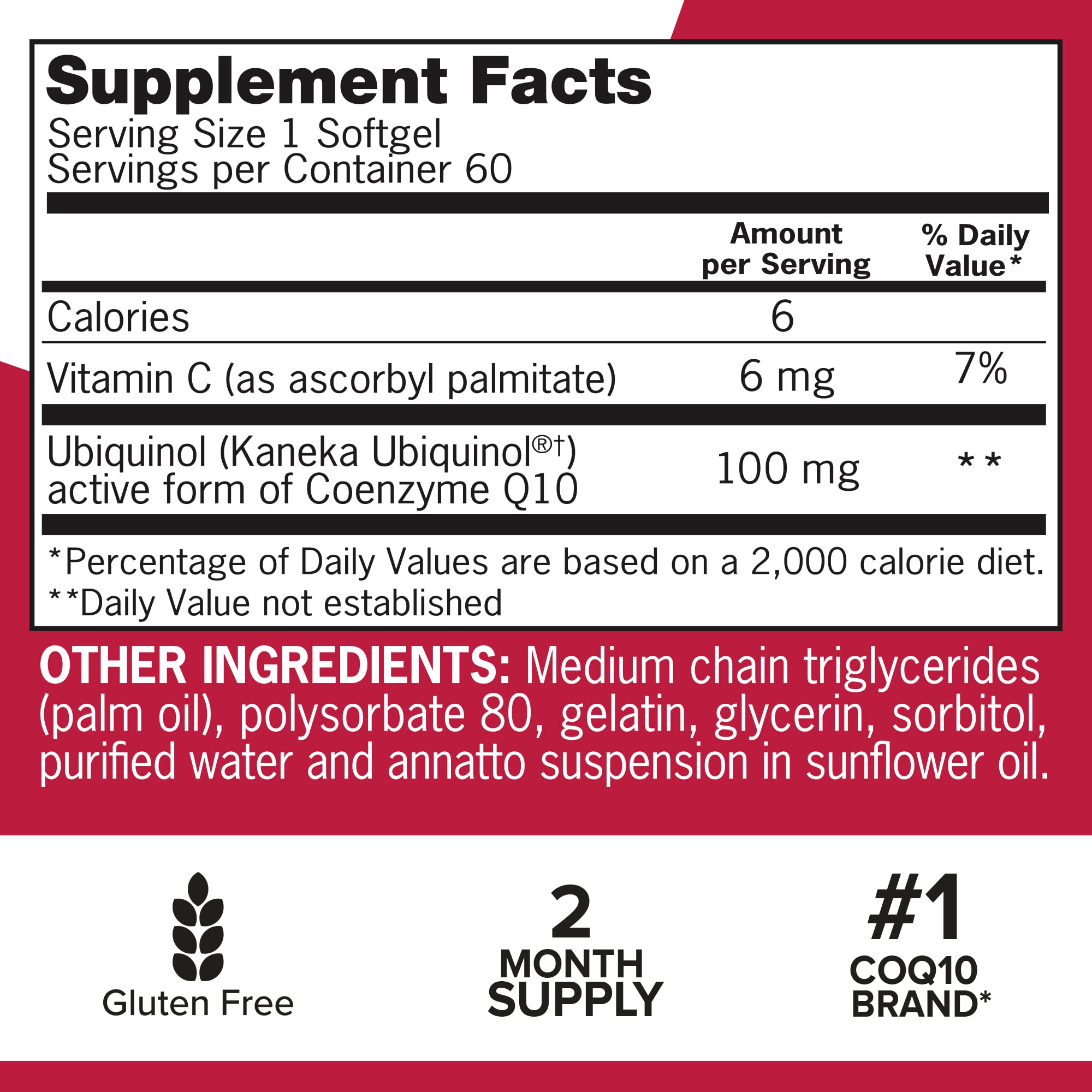 Qunol ubiquinol 100mg softgels capsules closeup – smooth, easy-to-swallow texture.