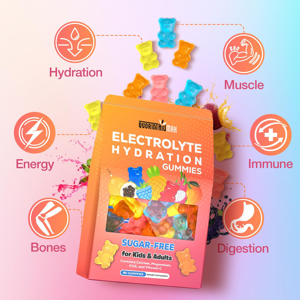 Quorinthiumax Electrolyte Gummies Dragon Fruit offers variety for active days