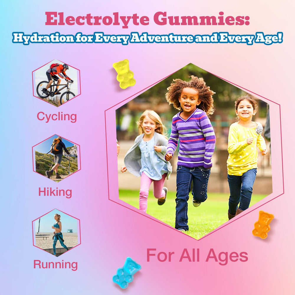 Quorinthiumax Kids Serving gummies designed for safe, sugar-free hydration