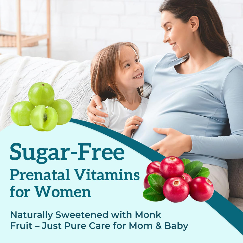 Quorinthiumax Prenatal Sugar-free vegan formula uses monk fruit and allulose