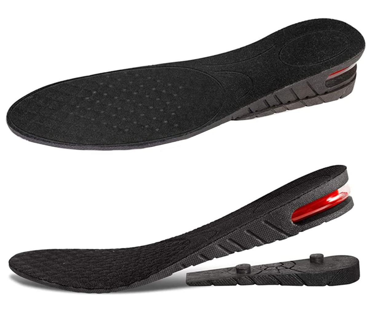 QUORYTH height increase insoles with 2-layer air-up design offering discreet elevation.