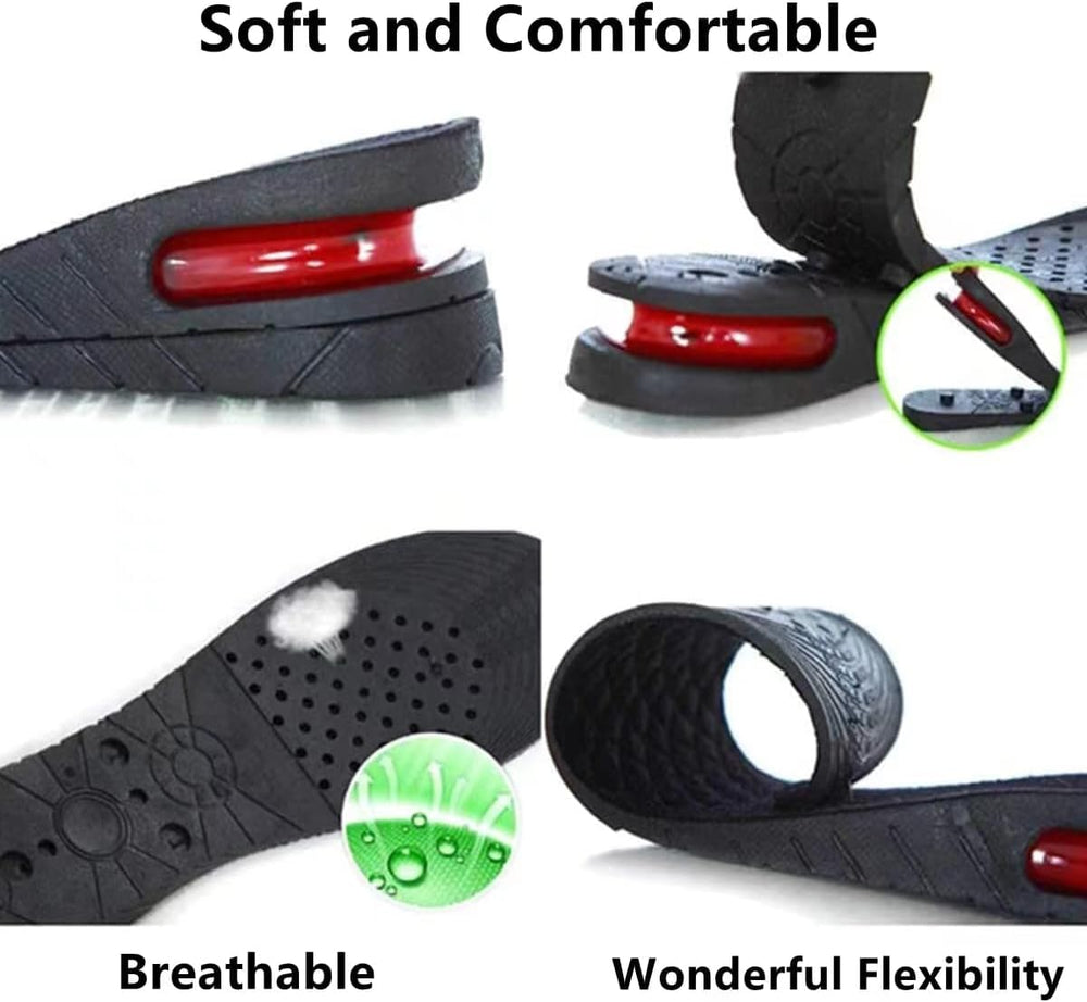 QUORYTH unisex height boost insoles fit US sizes 4 to 9