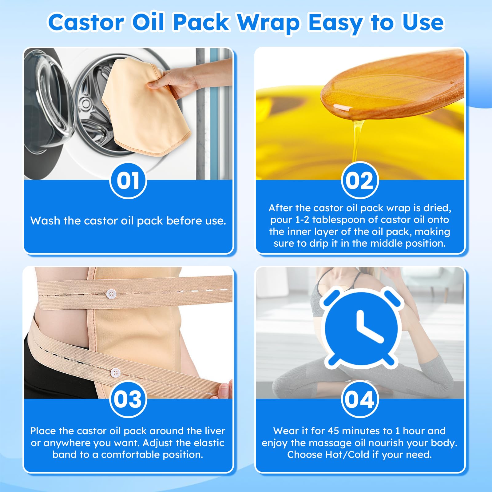 Qupite foot wrap 2 for even heat distribution and comfort.