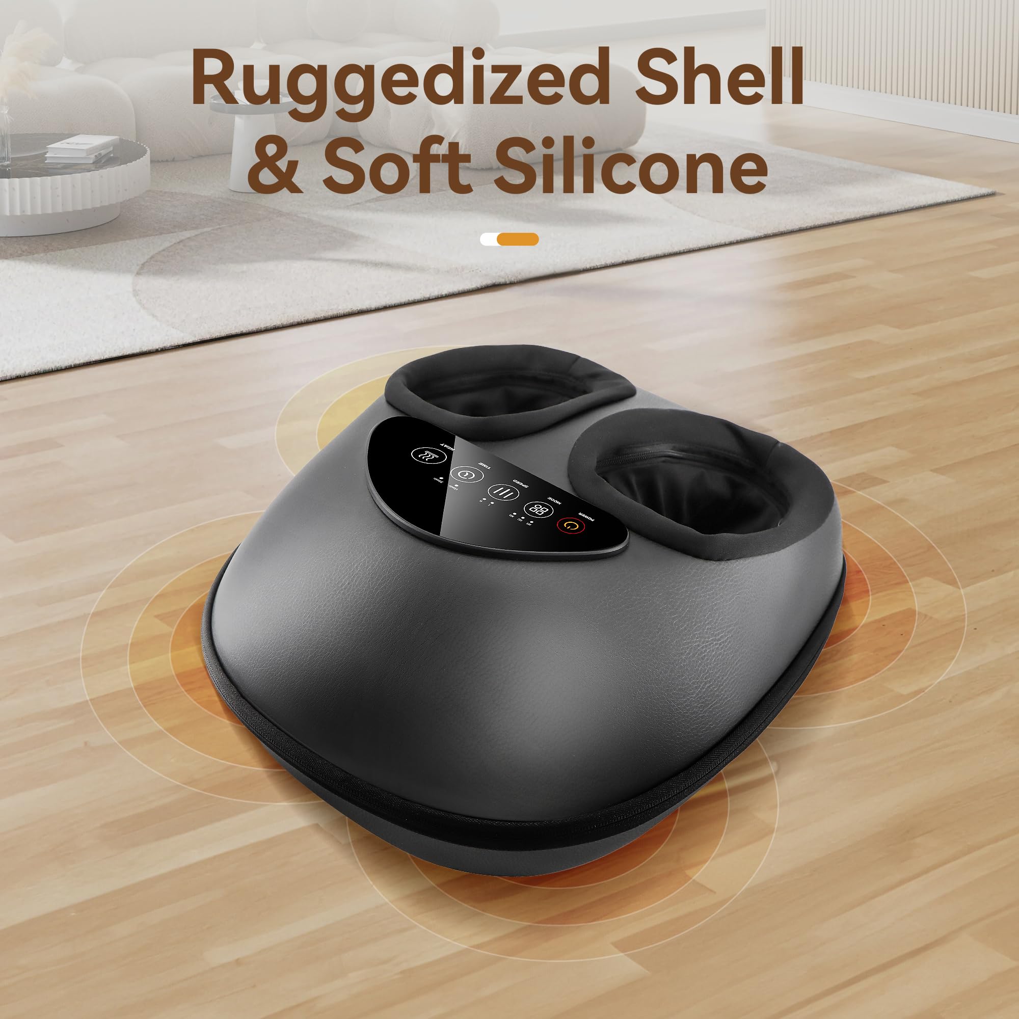 Anti-skid base keeps QXC Foot Massager stable on floors