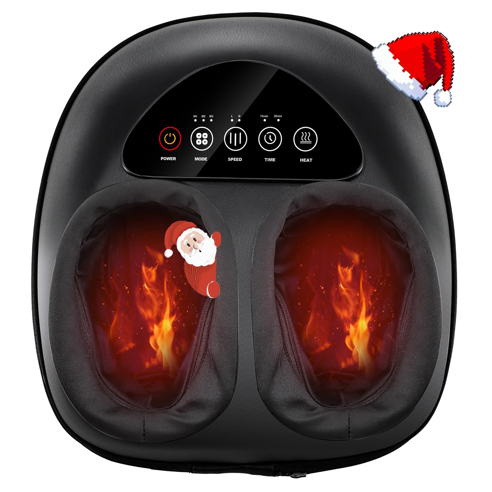 QXC Shiatsu Foot Massager front view with 360° airbags for full-foot relief