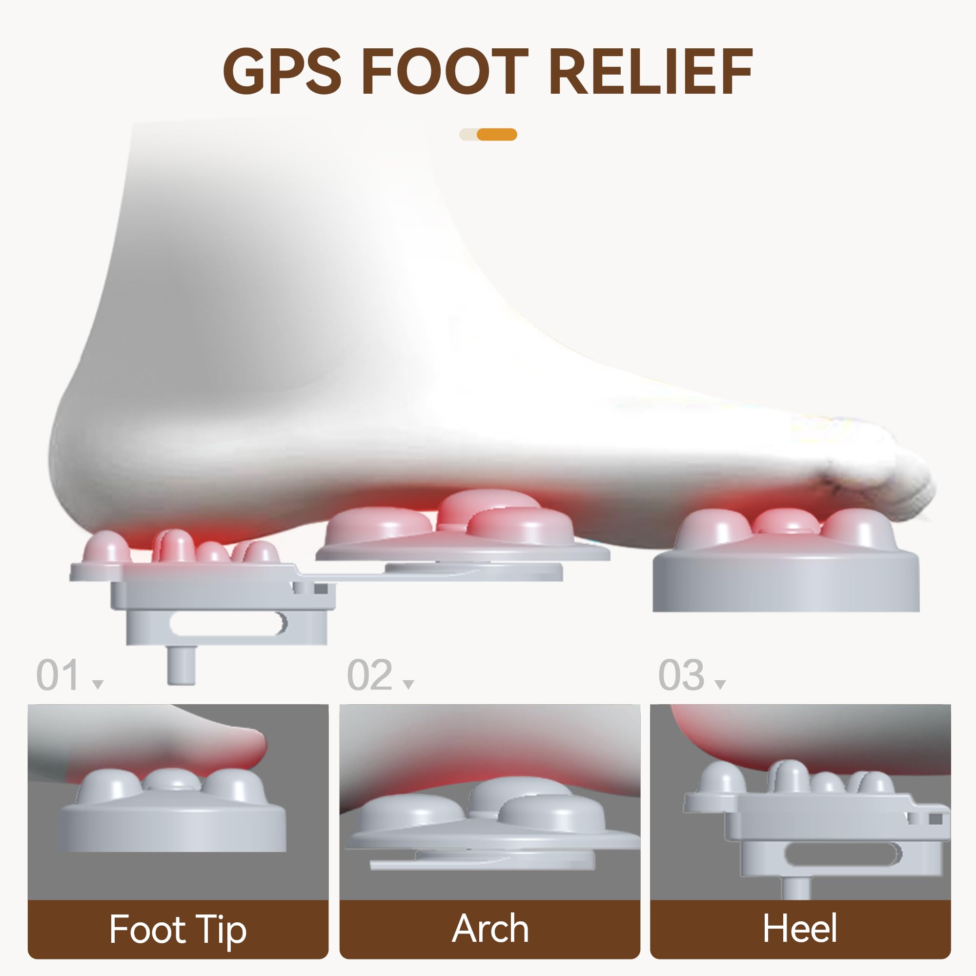 QXC Shiatsu Foot Massager with heat therapy ready for warm feet