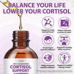 QZFICNJY 10-in-1 cortisol formula highlights core ingredients