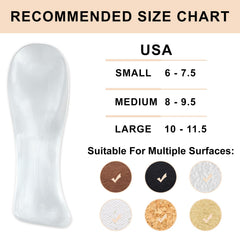 QZFQZF adhesive-backed insole attaches securely to most high heels