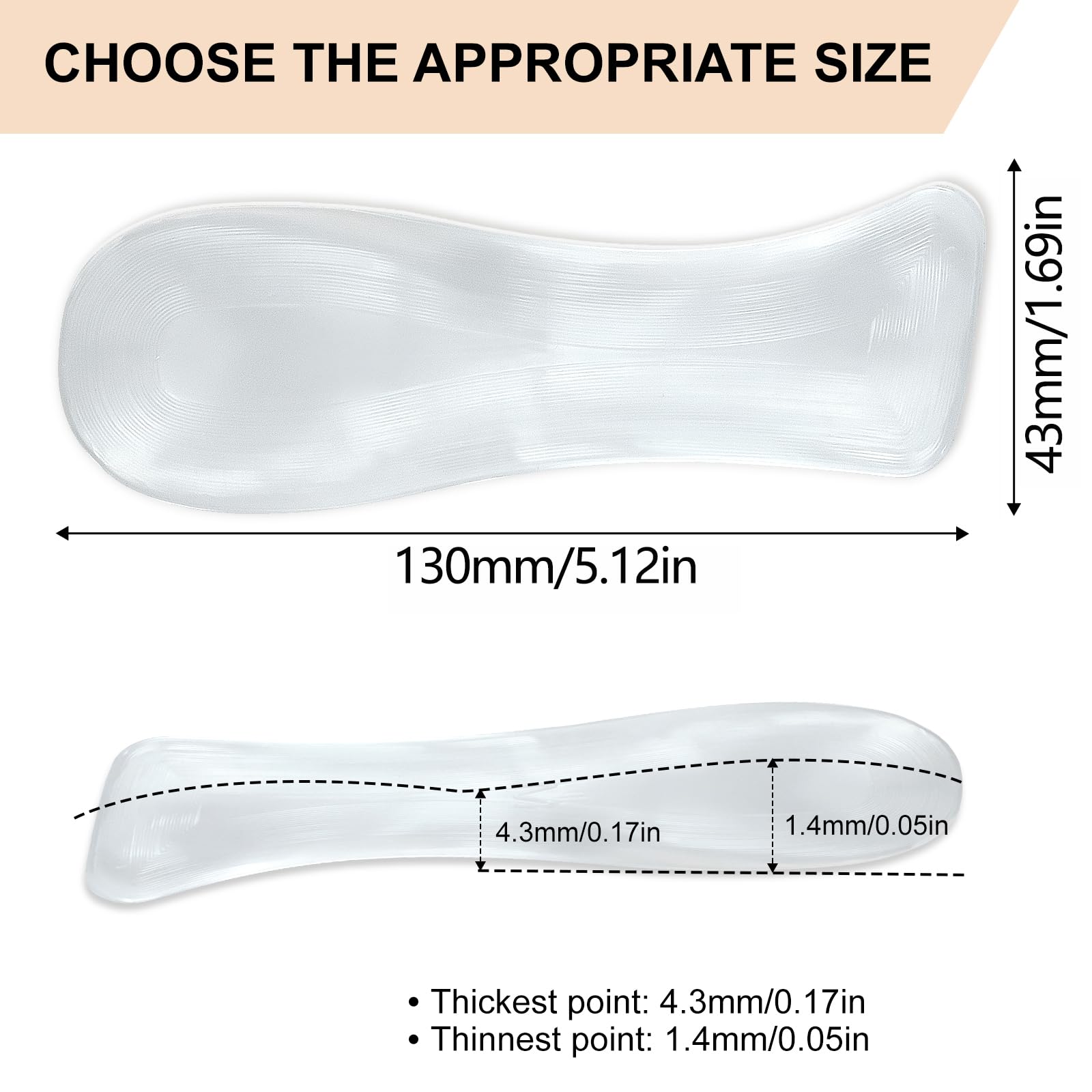 QZFQZF gel insole delivers soft cushioning for long days in heels