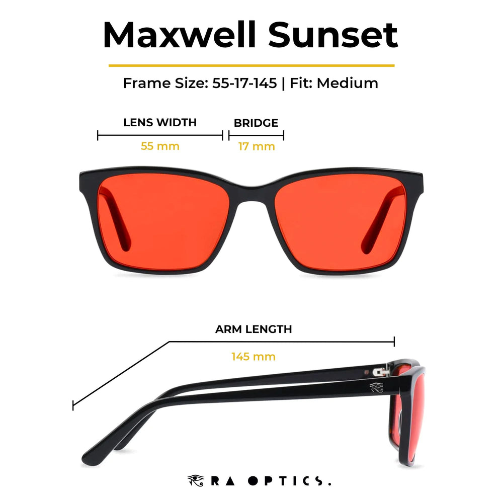 Side profile emphasizes durable arms for daily post-sunset use.