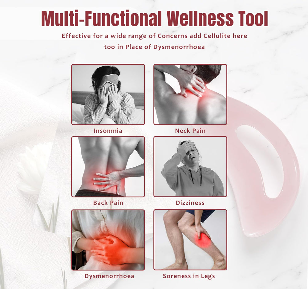 RAAFI gua sha tool long-lasting design supports repeated self-massage.