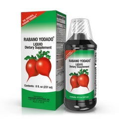 Rabano Yodado bottle front for daily energy support
