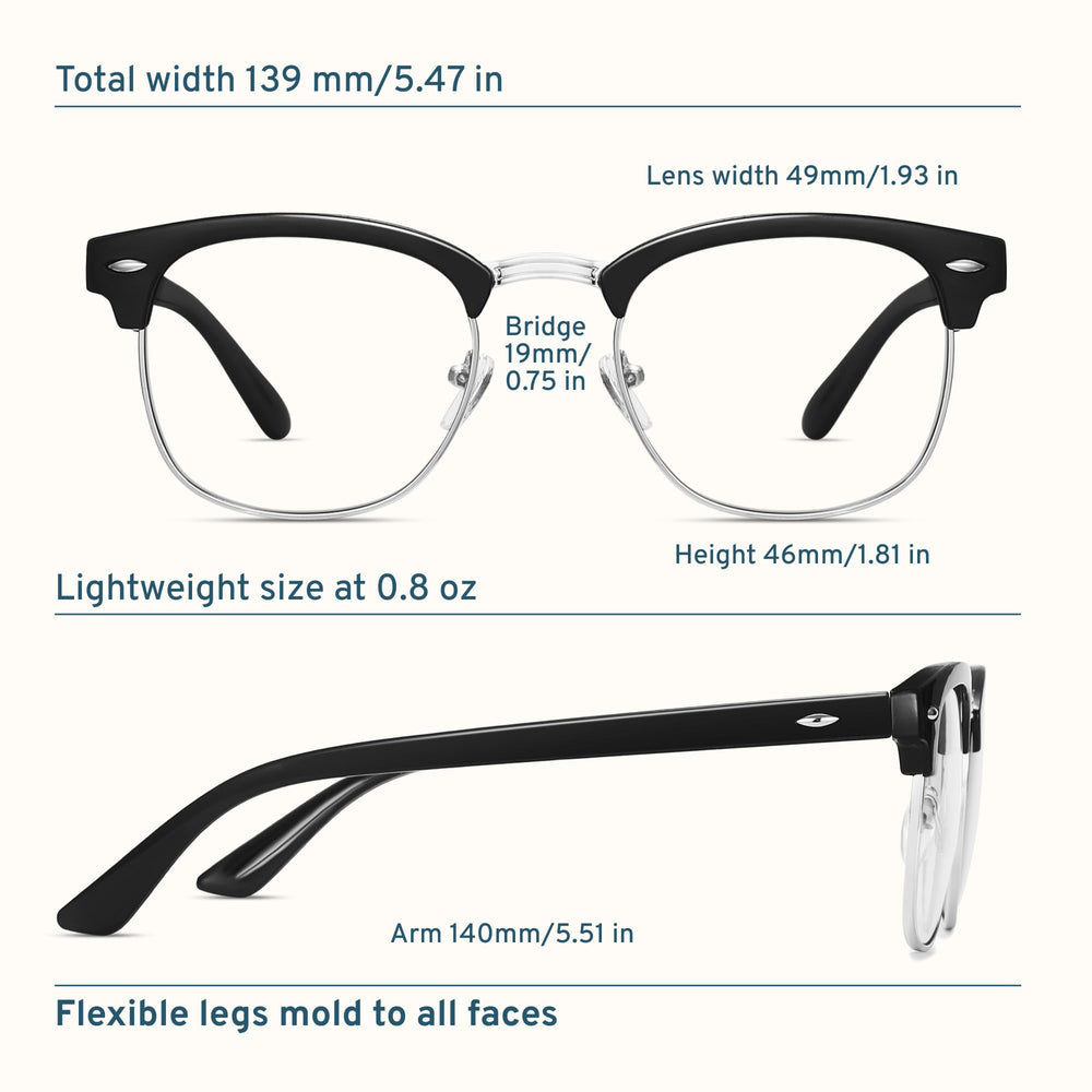 Racico blue light glasses worn during gaming to minimize glare and fatigue.