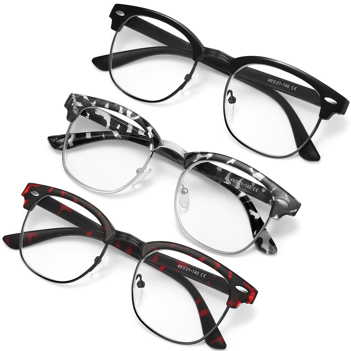 Racico computer blue light blocking glasses reduce eye strain during long screen work
