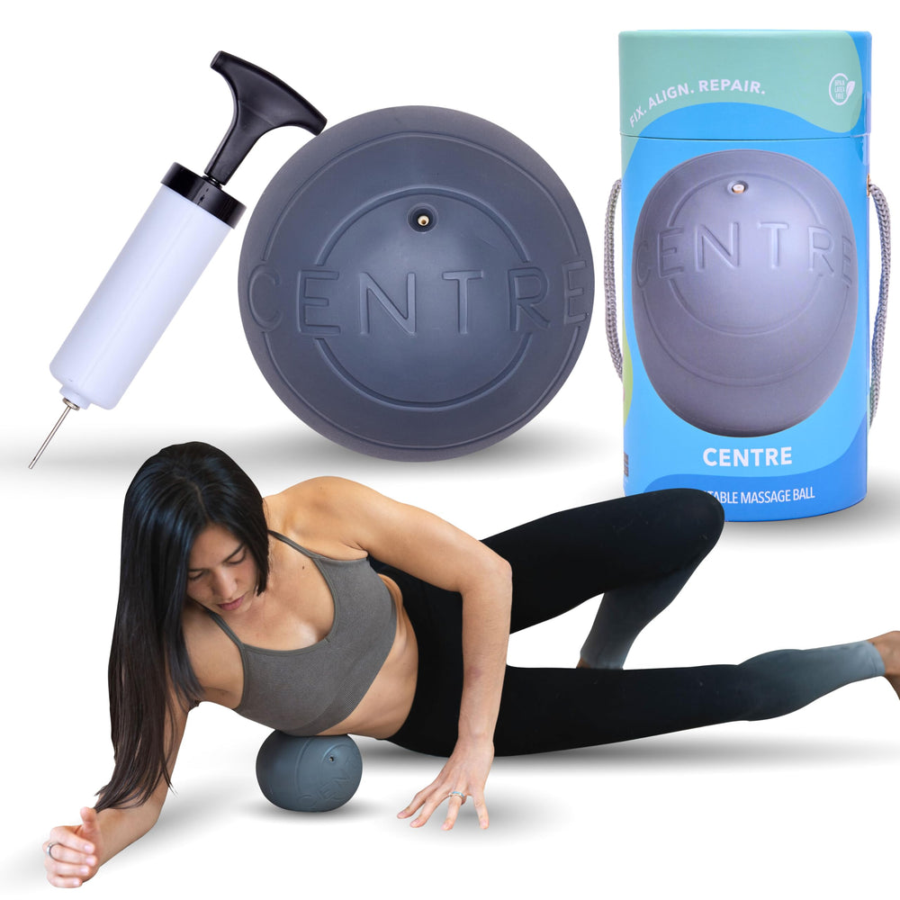 RAD Centre abdominal-massage shows gentle access to core muscles for soothing release.