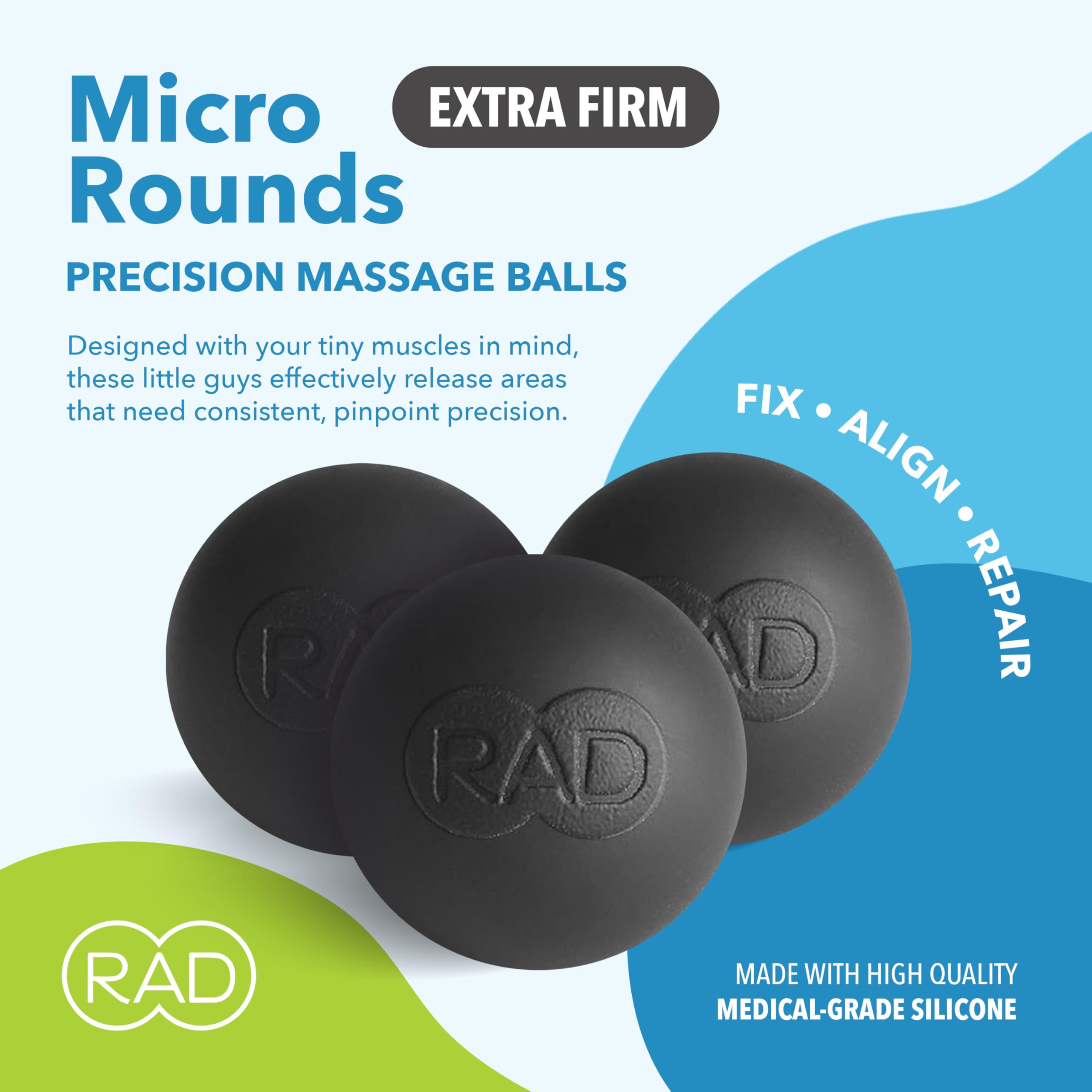 RAD Micro Rounds plantar fascia use — supports foot mobility and comfort.