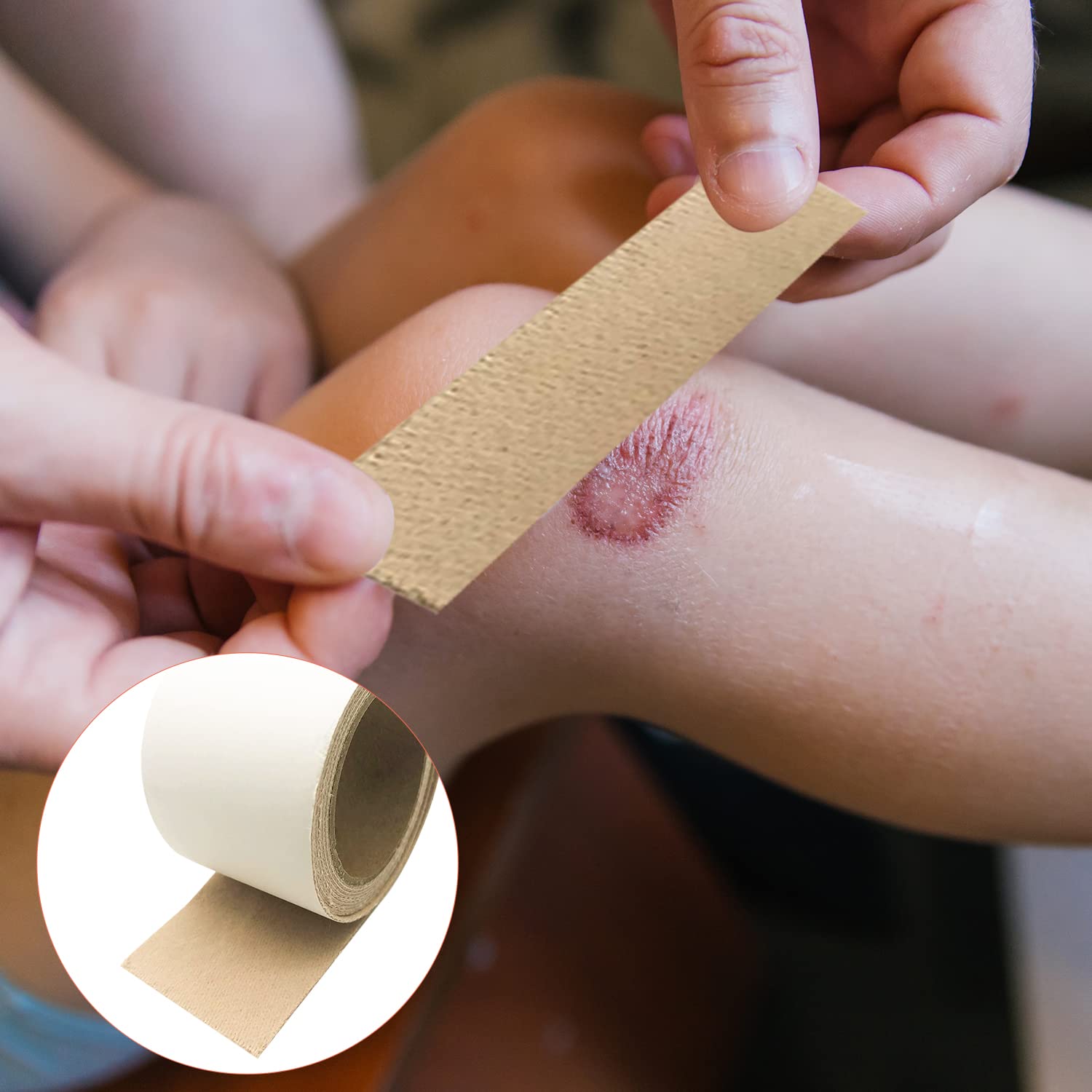 RadBizz moleskin use scenario prevents blister during long walks.
