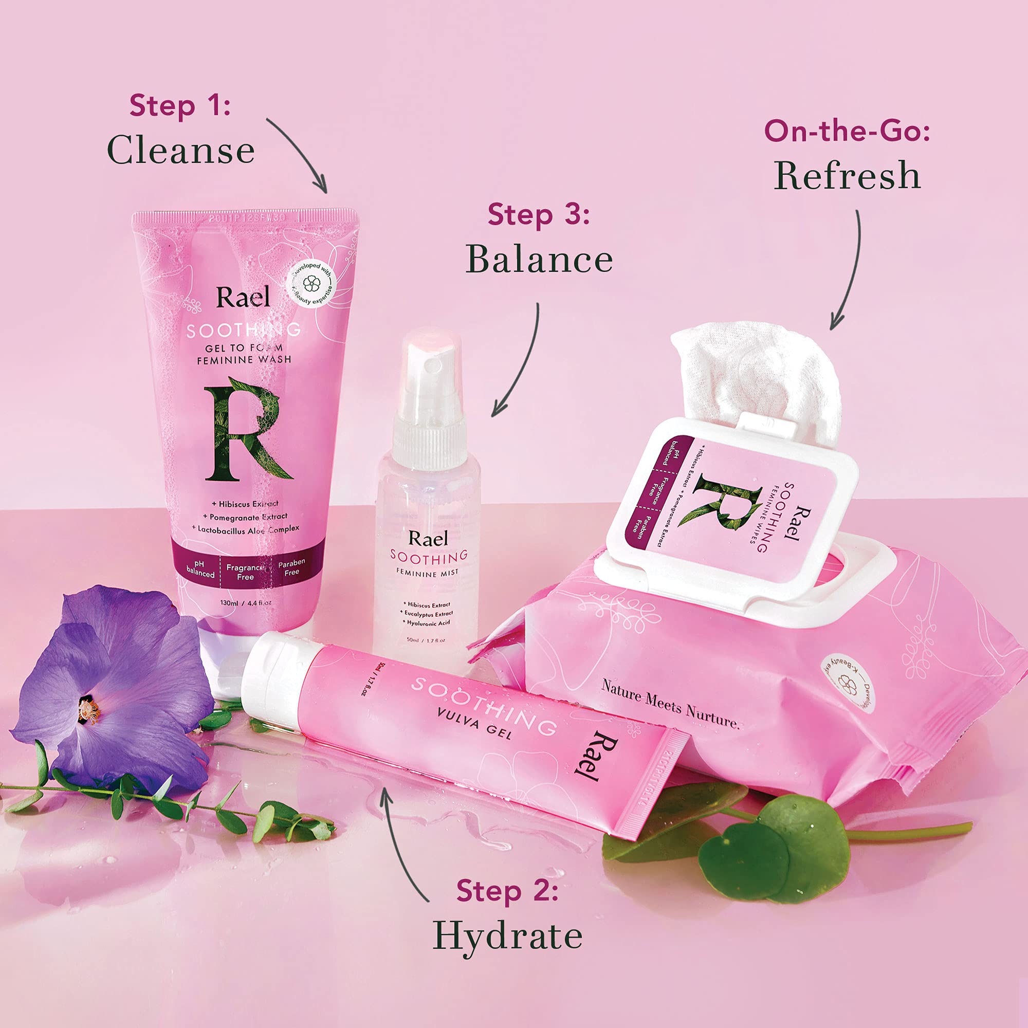 Rael cica extract highlighting healthy skin barrier support