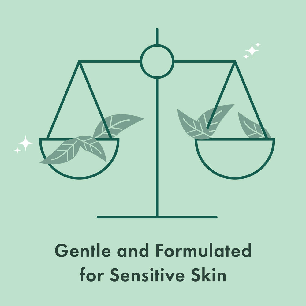 Rael feminine wash 4-pack packaging ideal for sharing.