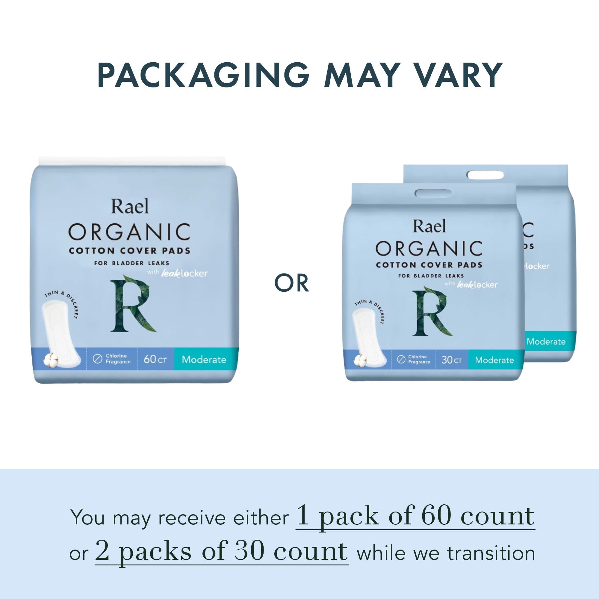 Rael four-layer core offering reliable absorption and a dry feel.
