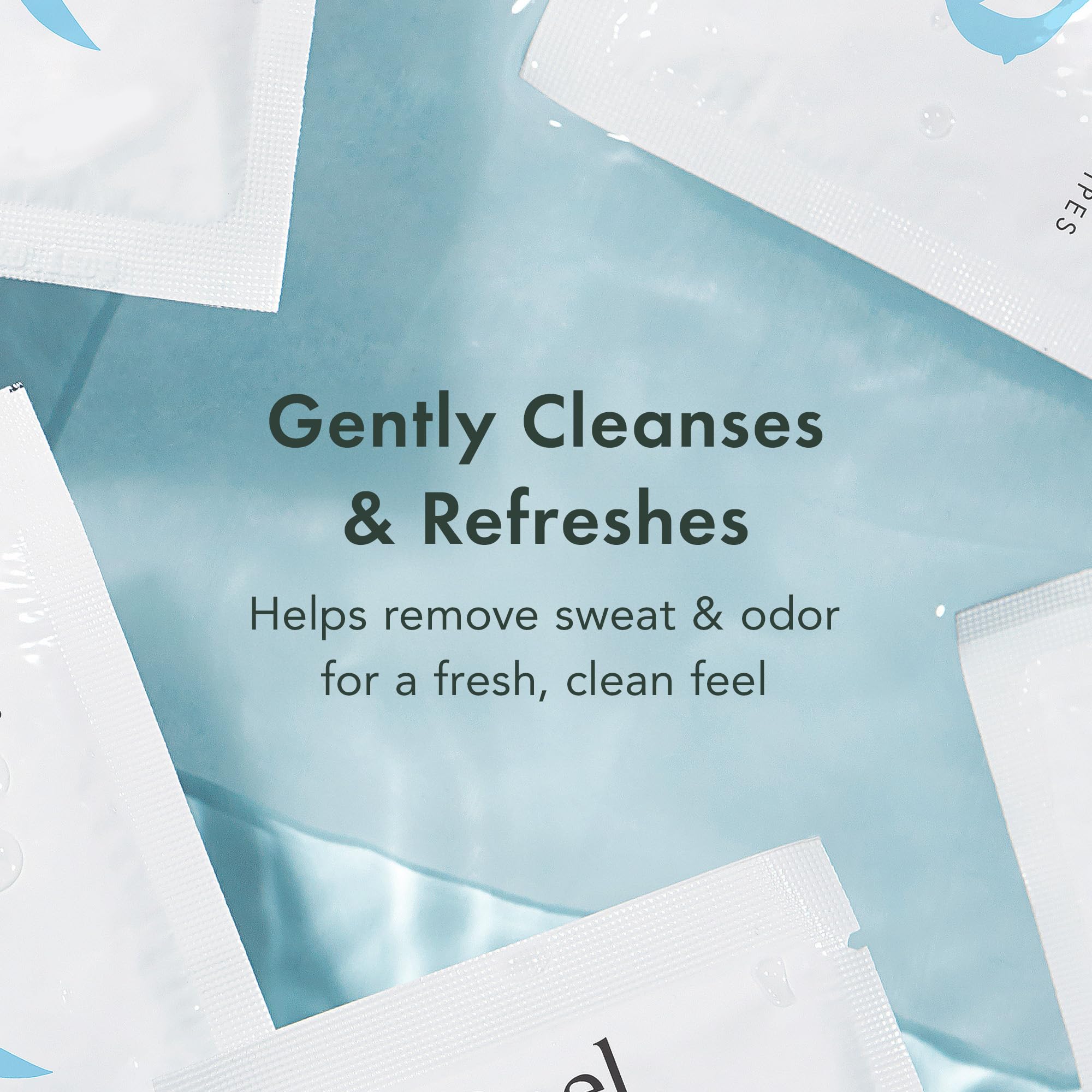 Rael wipes use 100% purified water and organic cotton for gentle cleansing