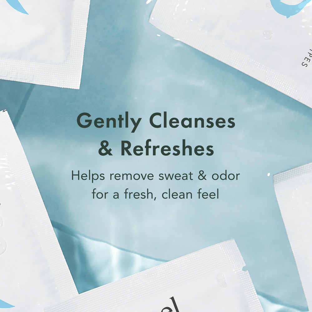 Rael wipes use 100% purified water and organic cotton for gentle cleansing