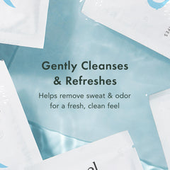 Rael wipes use 100% purified water and organic cotton for gentle cleansing