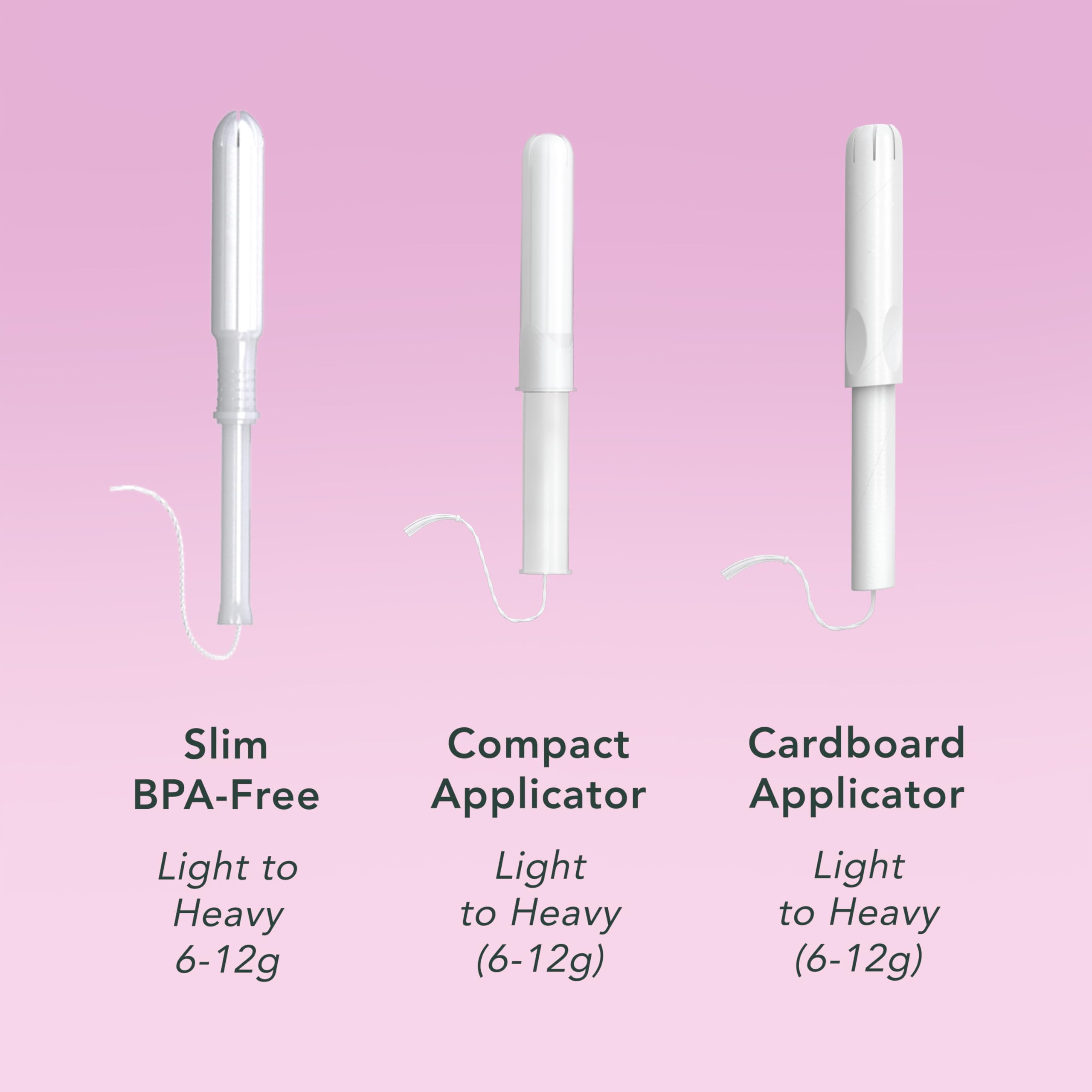Rael tampons on-the-go packaging fit neatly in a purse.