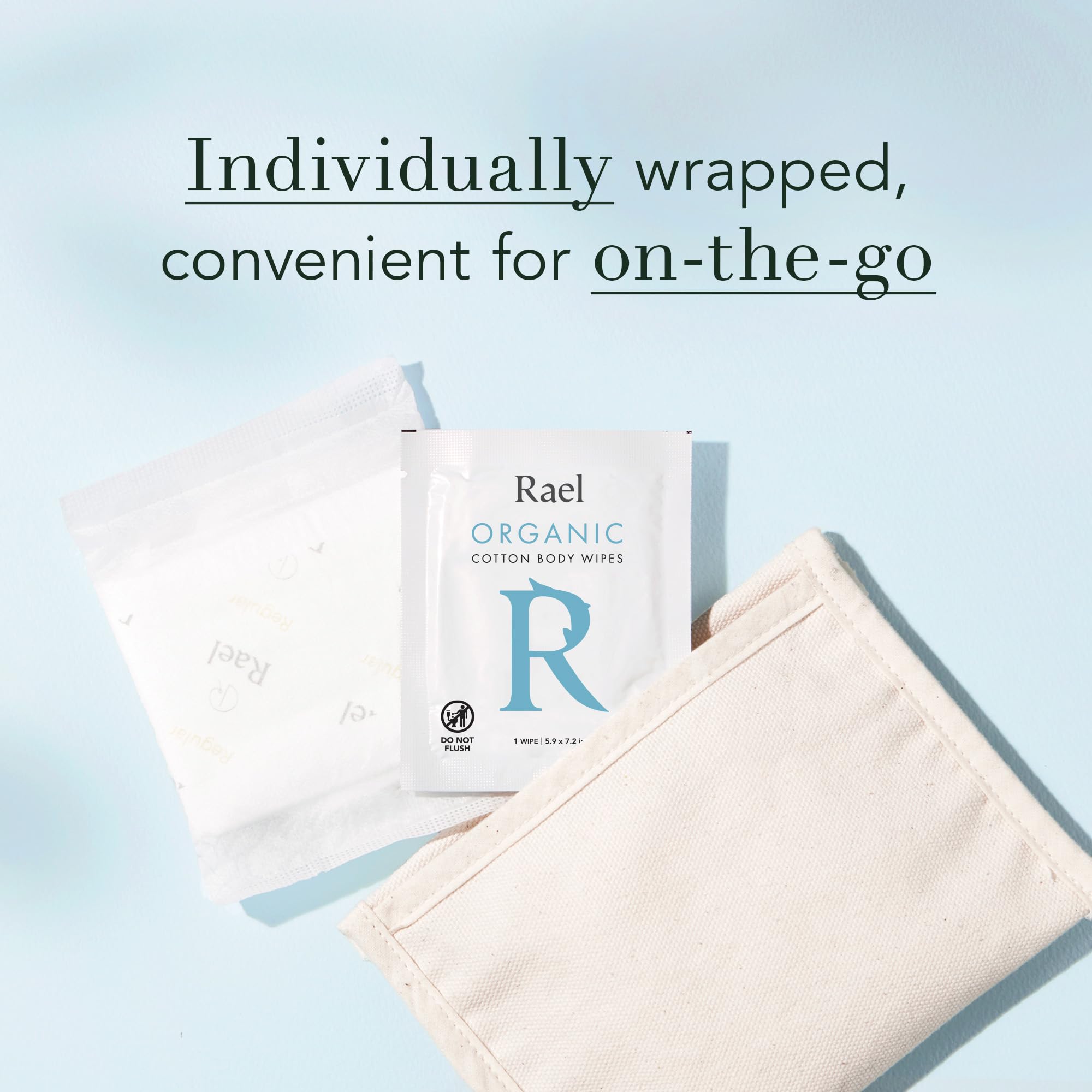 Rael wipes are free from alcohol, parabens, and fragrance for sensitive skin
