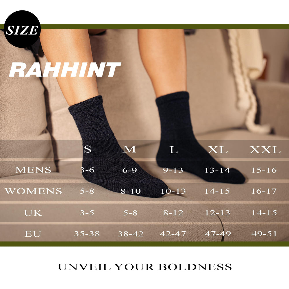 Rahhint breathable sock maintains cool comfort on warm days.