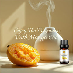 Rainbow Abby Mango Essential Oil packaging highlights premium quality for gifting