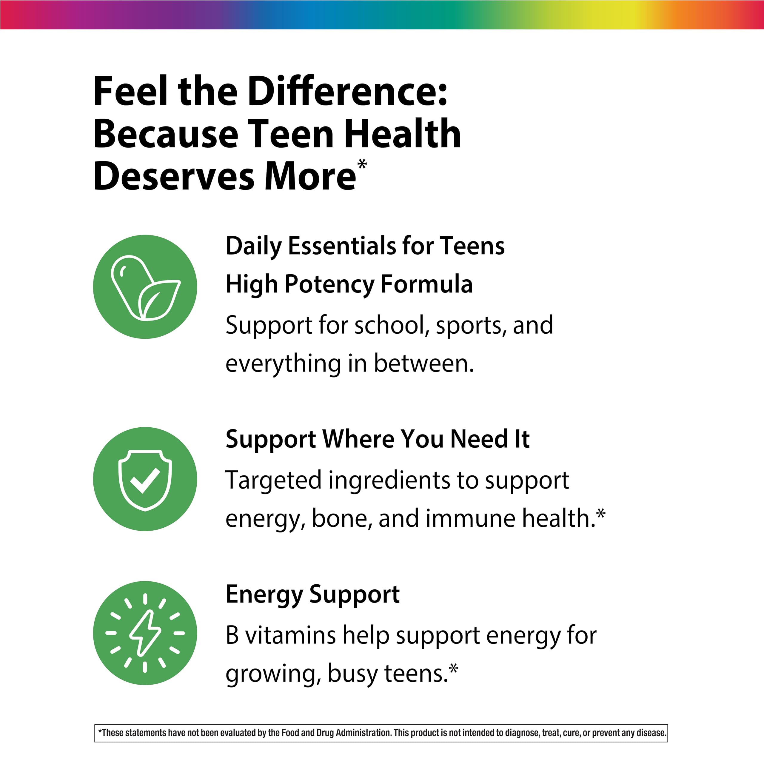 Rainbow Light Probiotics Enzymes capsule image suggests gut support and easy daily use.