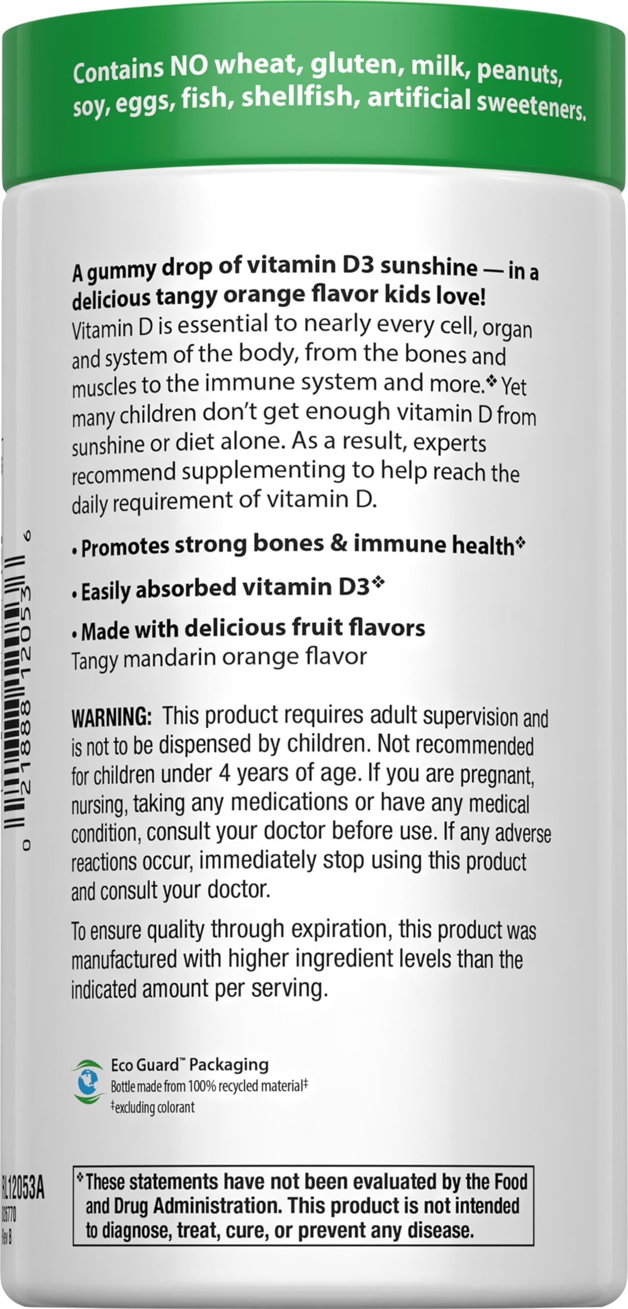 Rainbow Light Sunny Gummies D3 ideal for a family-friendly daily routine