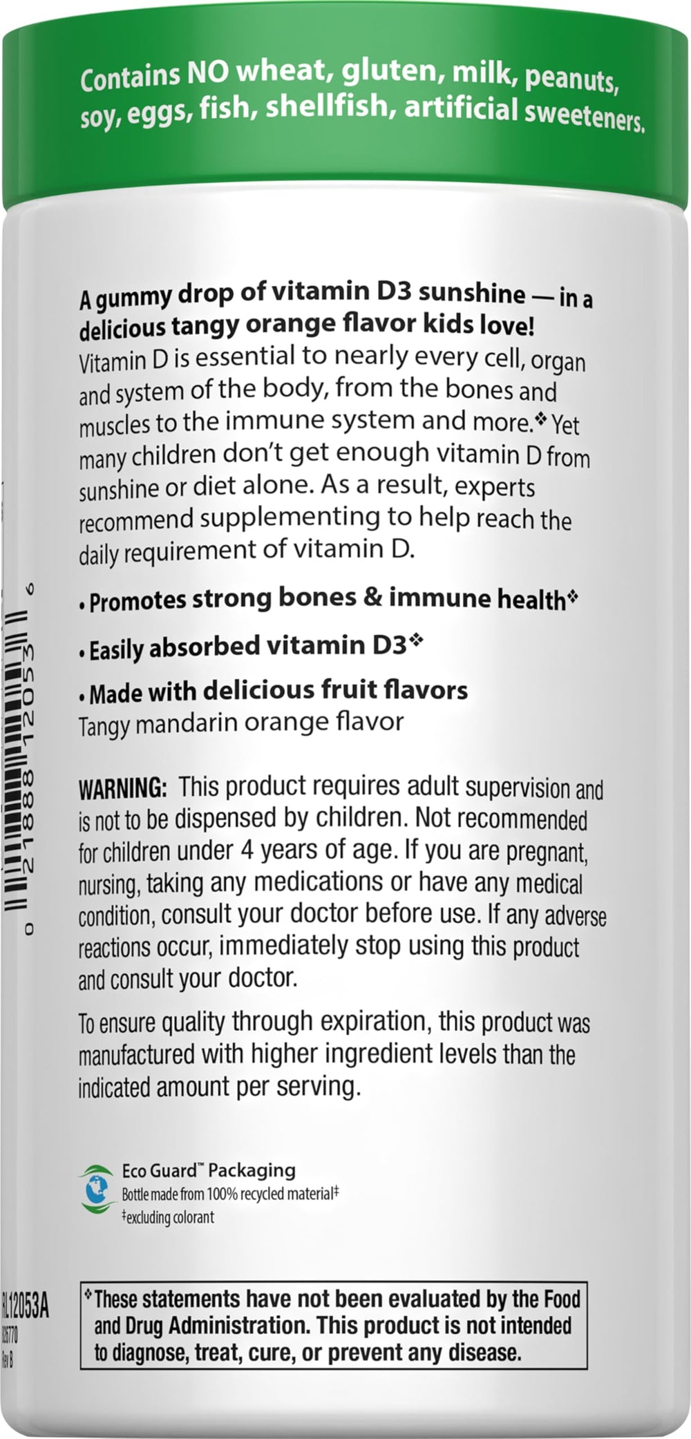 Rainbow Light Sunny Gummies D3 ideal for a family-friendly daily routine