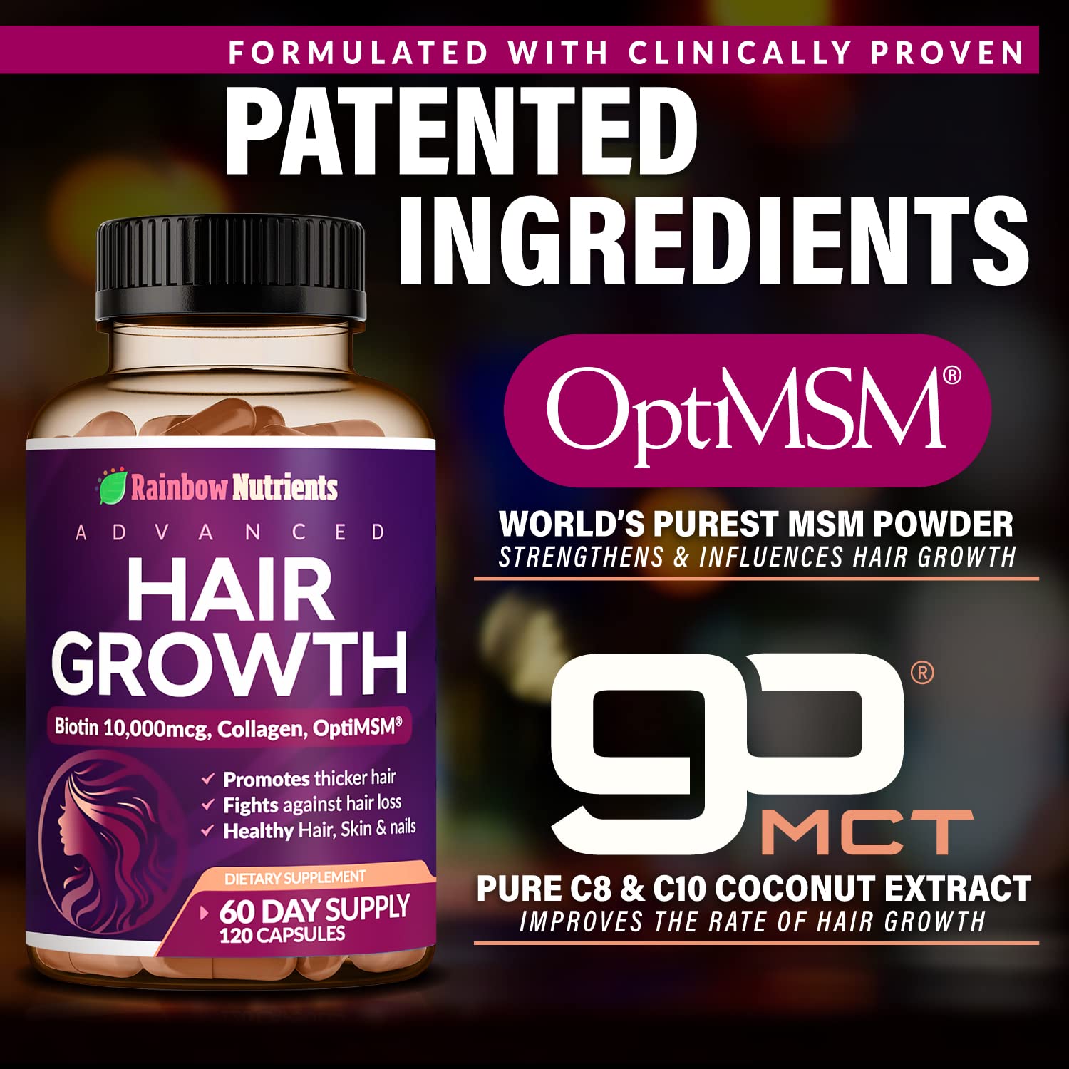 Rainbow Nutrients 60-day supply packaging showing value and quantity.