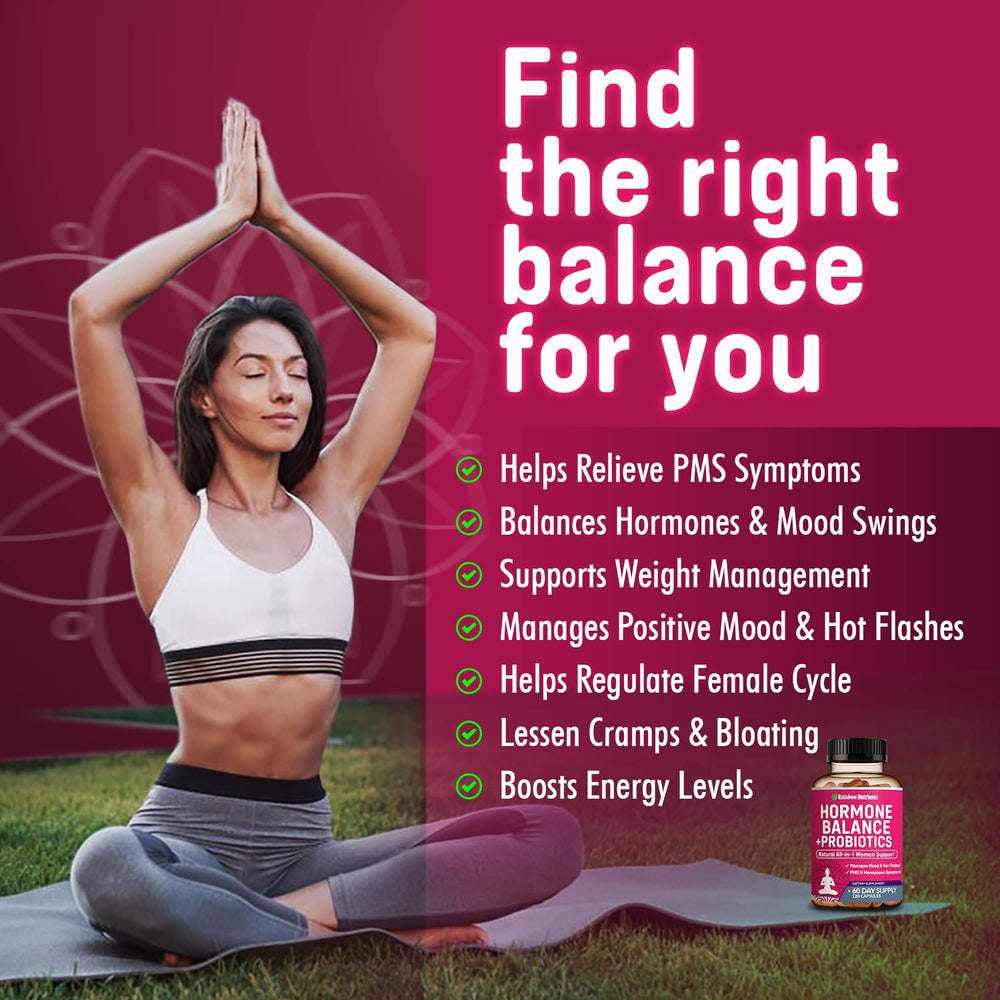 Rainbow Nutrients Hormone Balance capsules closeup for easy daily use