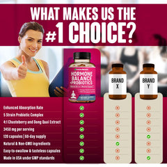 Rainbow Nutrients Hormone Balance dispensing scene showing bottle in use