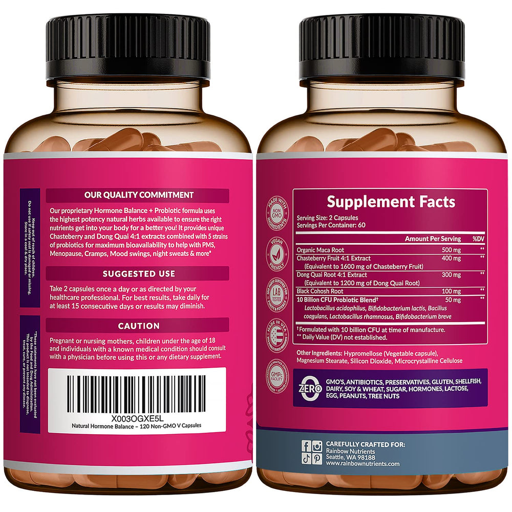 Rainbow Nutrients Hormone Balance woman relaxing illustrating balanced mood