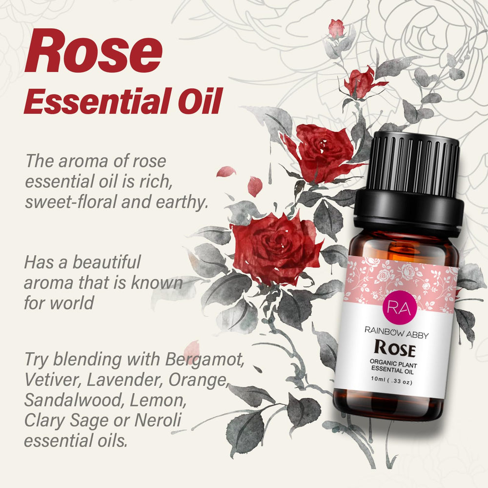 Rainbow Abby Rose Oil diffuser mist creates a serene space