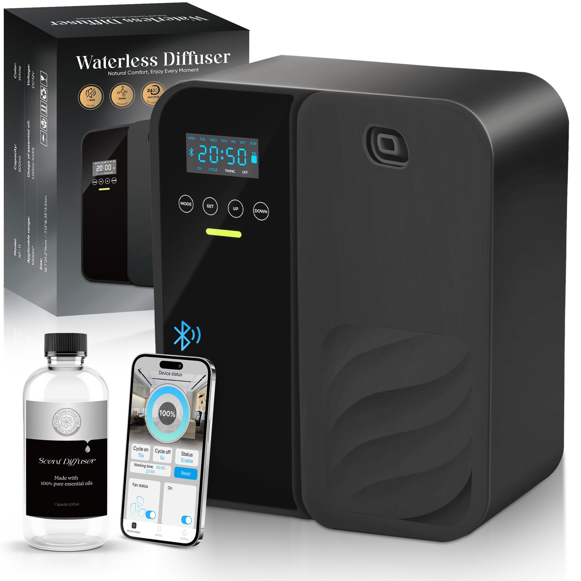 Raings Hotel Scent Diffuser front view for whole-room fragrance diffusion