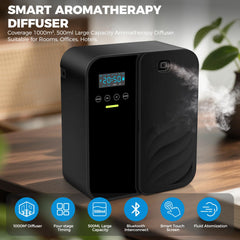 Raings Hotel Scent Diffuser side panel close-up, sleek design