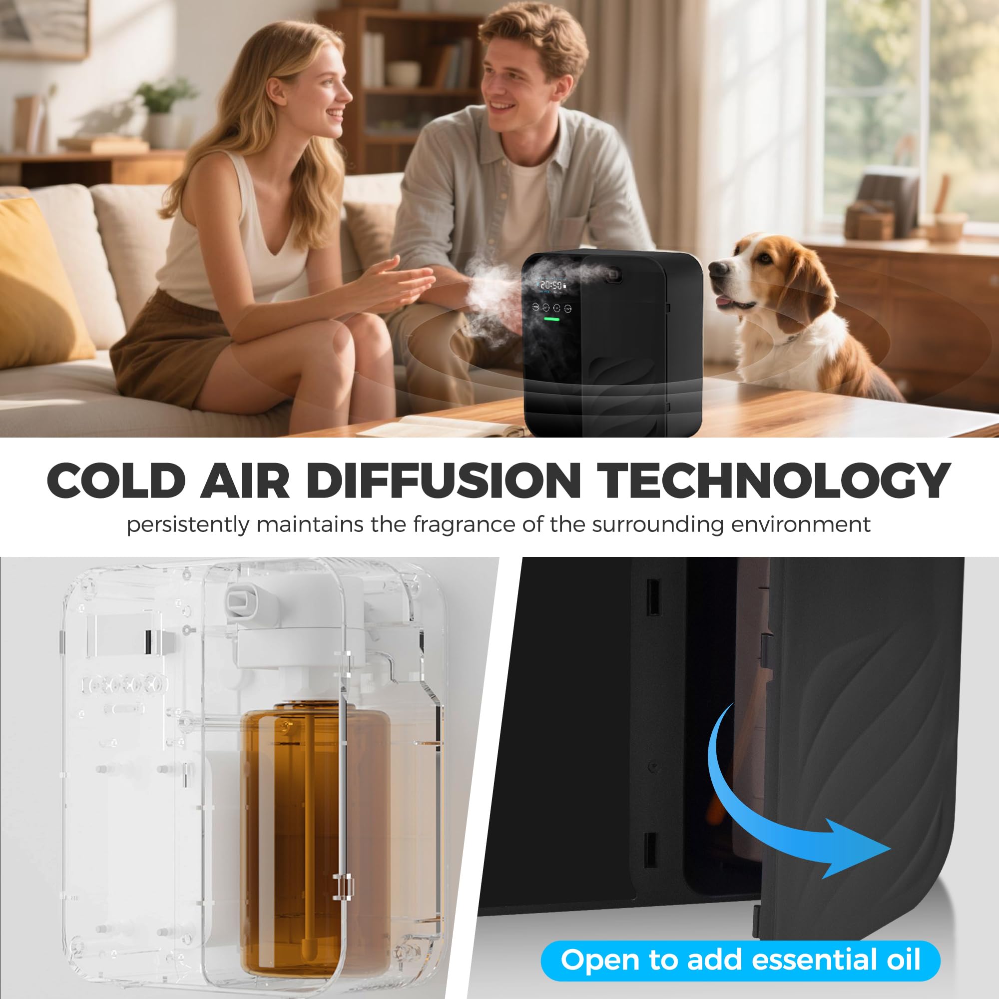 Raings Hotel Scent Diffuser wall-mount installation saves space