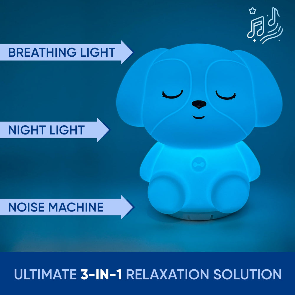 RAINLAX Breathing Puppy aids focus and productivity at the desk.